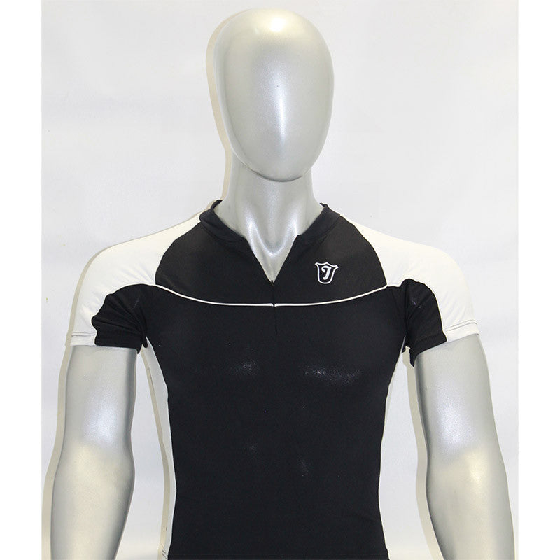 Maillot Manga Corta Mujer Negro S *