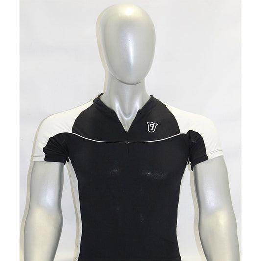 Maillot Manga Corta Mujer Negro S *