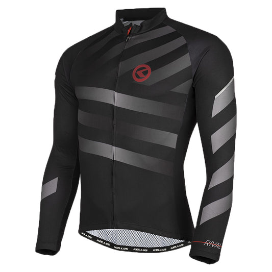 Maillot Manga Larga Kellys Rival Negro-Gris T.s
