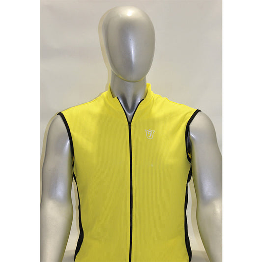 Maillot S/Mangas Cremallera Entera Amarillo XXL *