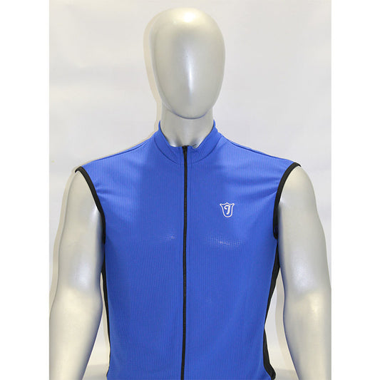 Maillot S/Mangas Cremallera Entera Azul  XXL *