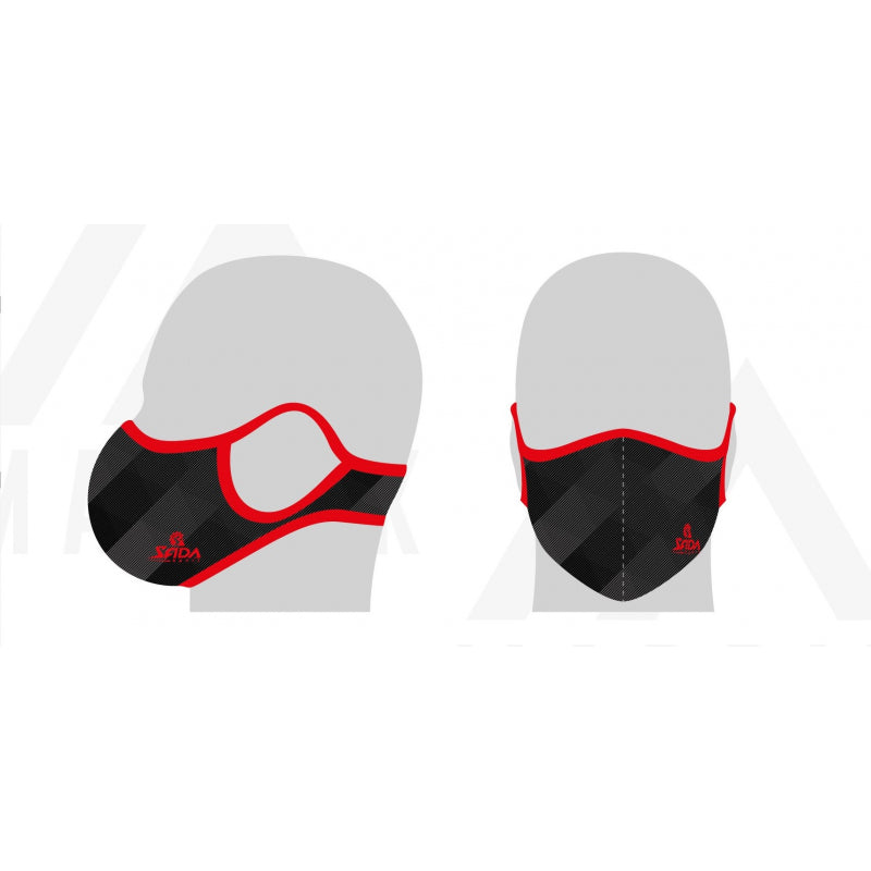 Mascarilla Deportiva Reutilizable Negro T.l. *