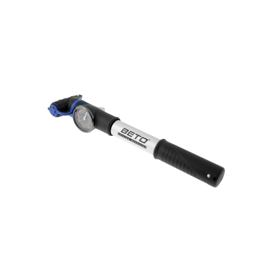 Beto Mini Bomba Air Pocket Aluminio con Manometro 7 Bares 230mm - BETO | ARS Bike Parts