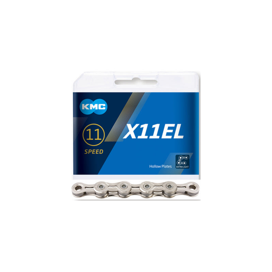 Cadena KMC X11 El Light 118 Eslabones 11v Cromada