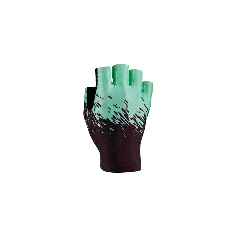 Guantes Cortos Supag Negro-Celeste T.l *