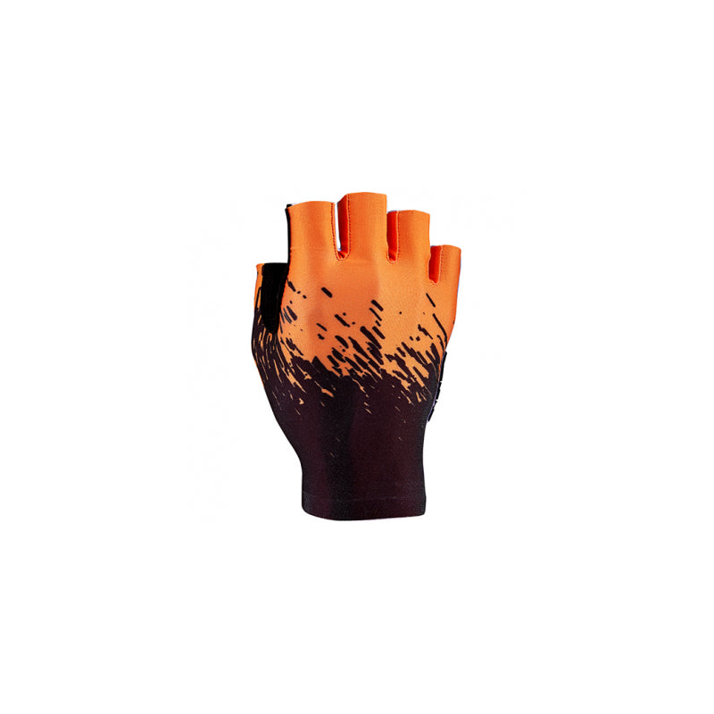 Guantes Cortos Supag Negro-Naranja Neon T.l *