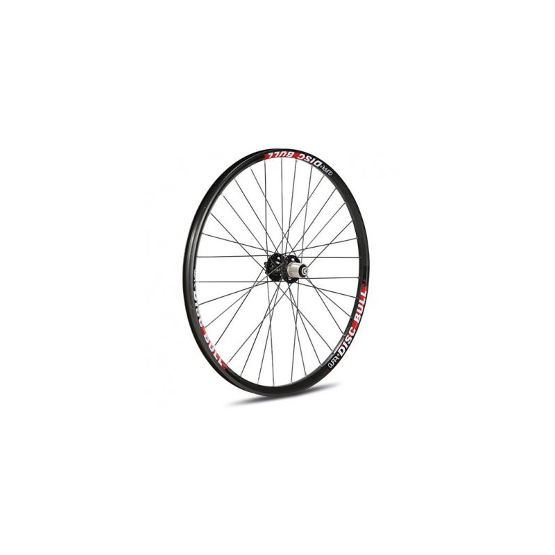 Rueda Trasera 26" Disc Bull 6t Negra Rodamientos
