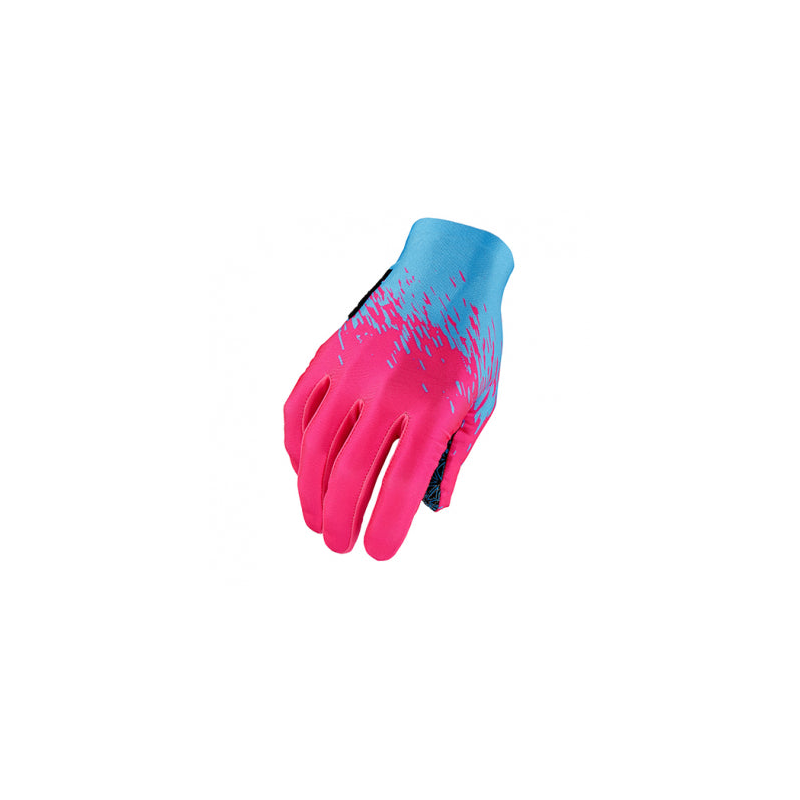 Guantes Largos Supacaz Azul-Rosa Neon L *