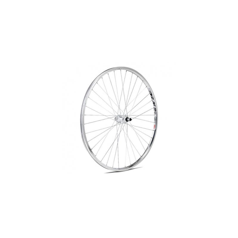 Rueda Trasera Hibrida Plata Zac 20-700 Rosca