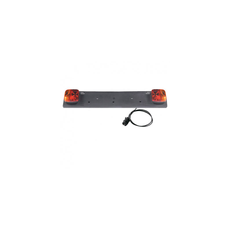 Placa Porta Matricula C/Luces Peruzzo 7 Polos
