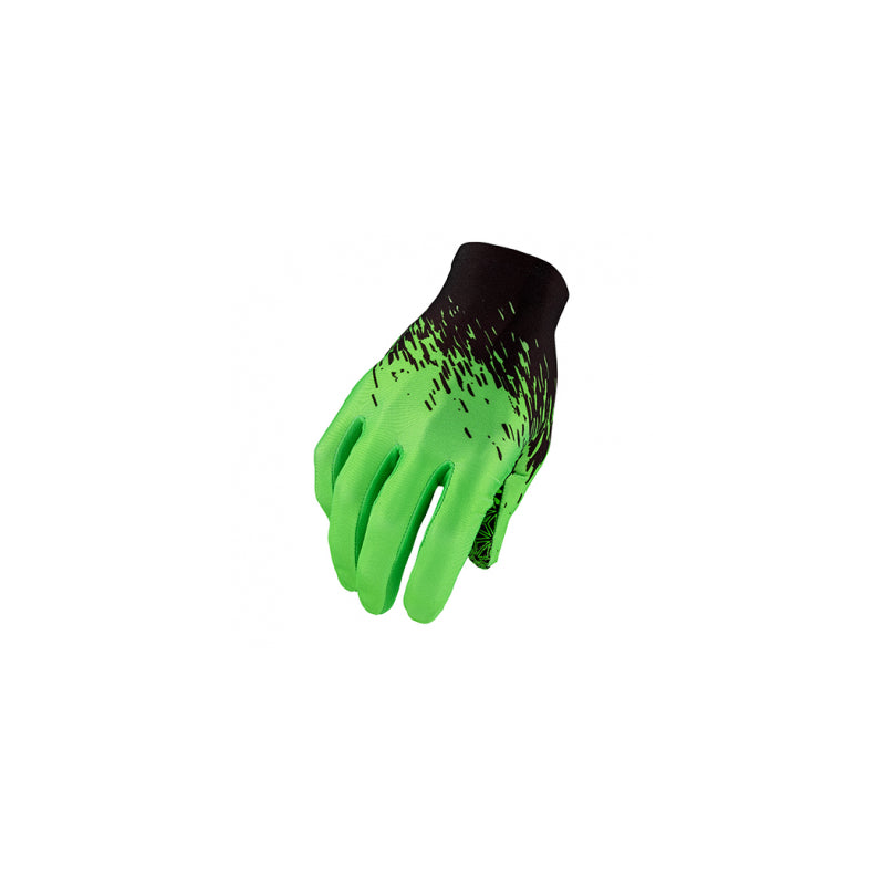 Guantes Largos Supacaz Negro-Verde Neon S *