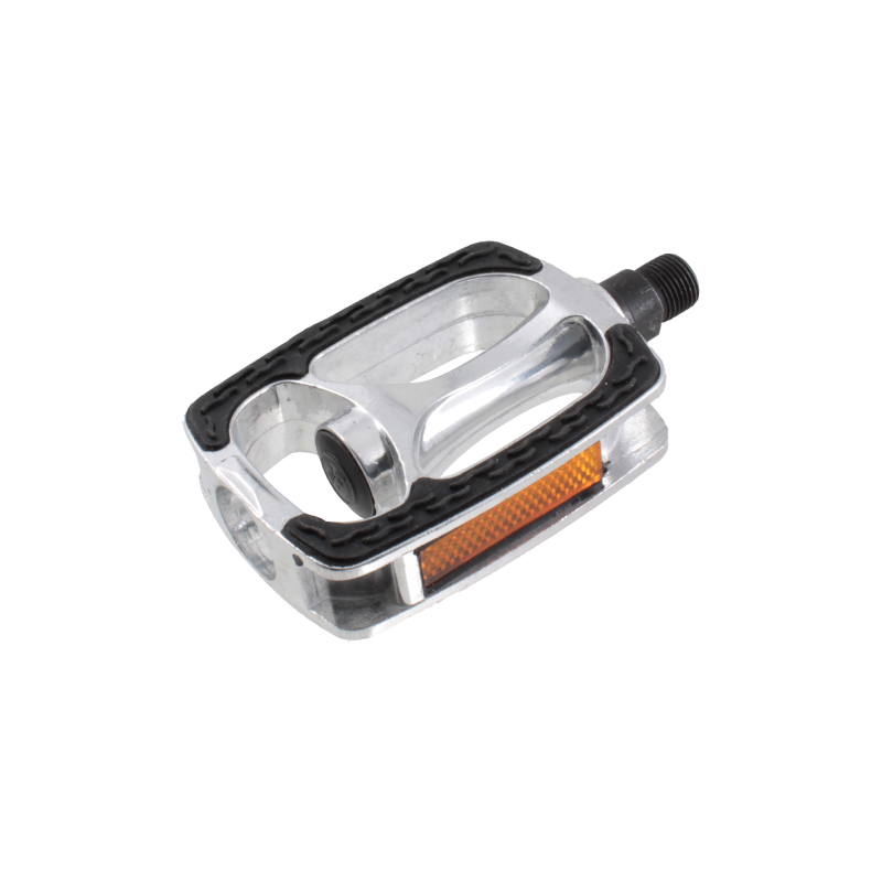 Easy Par Pedales City Trekking Alumnio-Goma Plata 9-16" - EASY | ARS Bike Parts