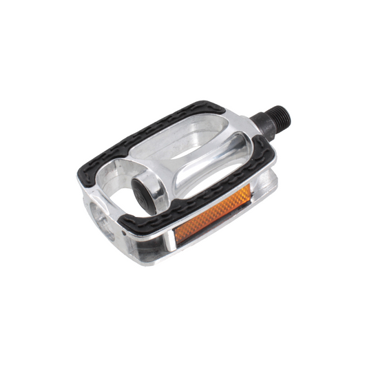 Easy Par Pedales City Trekking Alumnio-Goma Plata 9-16" - EASY | ARS Bike Parts