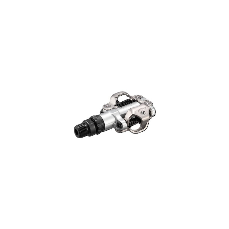 Par Pedales Pd-Mt520 Spd Plata Con Calas Sm-Sh51