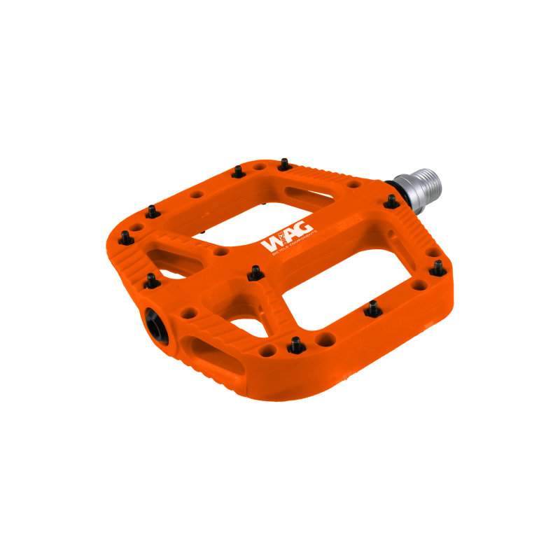Pedales Wag Plataforma Resina 9-16 Naranja