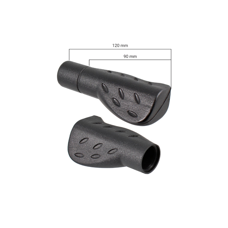 Par Puños 90-120mm Recortable Anatomico Negros WAG - WAG | ARS Bike Parts