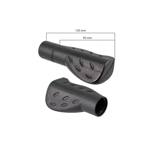 Par Puños 90-120mm Recortable Anatomico Negros WAG - WAG | ARS Bike Parts