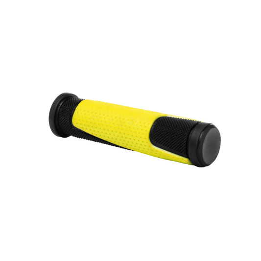 Par Puños Double D 125mm Negro-Amarillo WAG - WAG | ARS Bike Parts