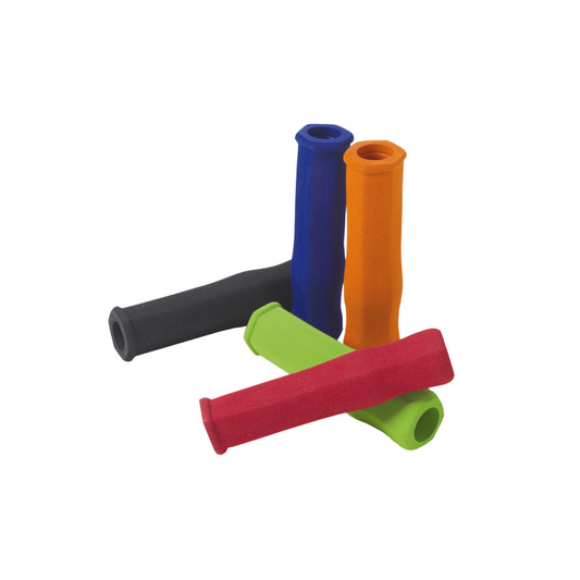Par Puños Hexagonales Neopreno, 125mm Rojo WAG - WAG | ARS Bike Parts
