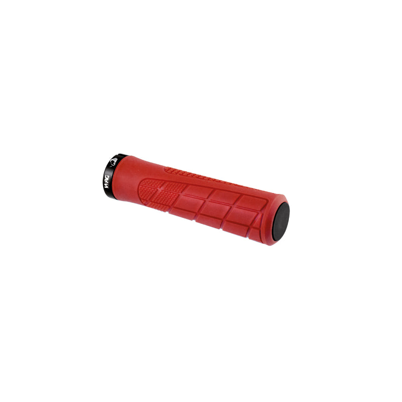 Par Puños Manillar 135mm Lock Ring Rojo WAG - WAG | ARS Bike Parts