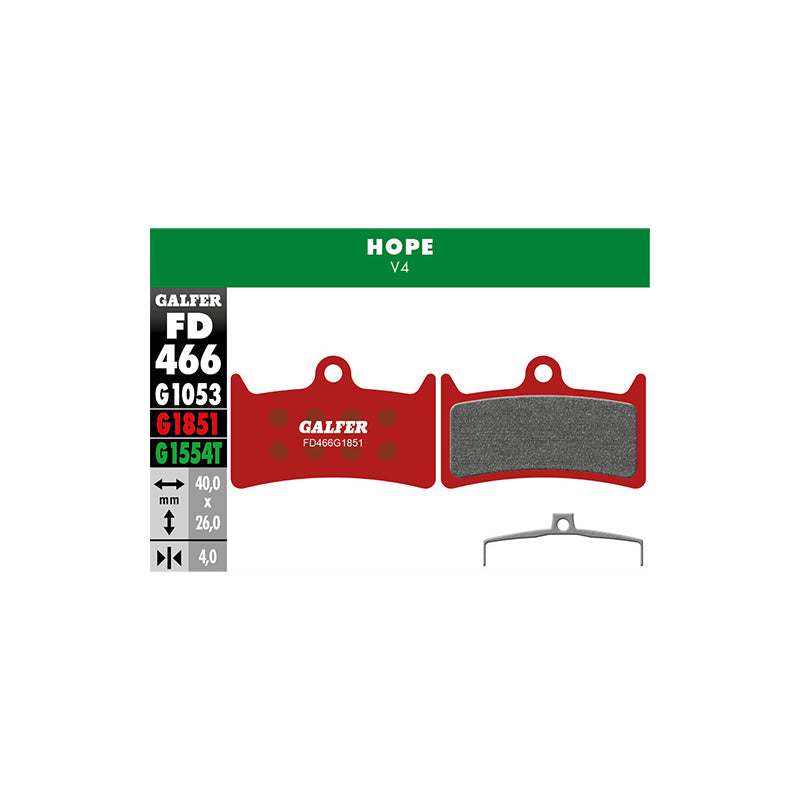 GALFER Bike Pastillas Fd Adv hope-v4 GALFER - GALFER BIKE | ARS Bike Parts
