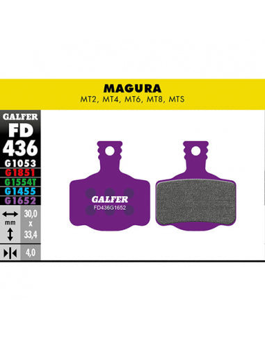 GALFER Bike Pastillas Fd E-BIKE MAGURA mt2-4-6-8 GALFER - GALFER BIKE | ARS Bike Parts