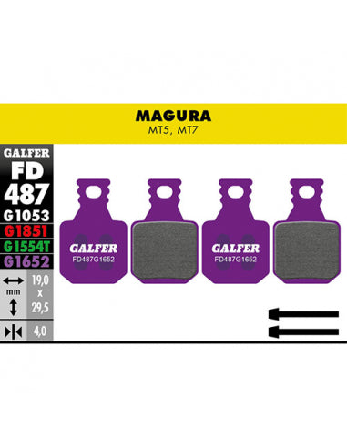Pastillas de Freno Galfer FD E-BIKE Magura MT5-MT7