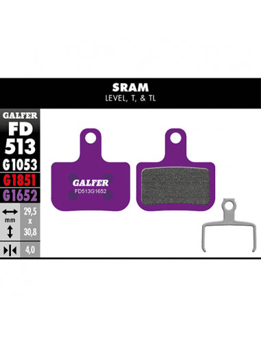 GALFER Bike Pastillas Fd E-BIKE SRAM Level, T, Tl GALFER - GALFER BIKE | ARS Bike Parts