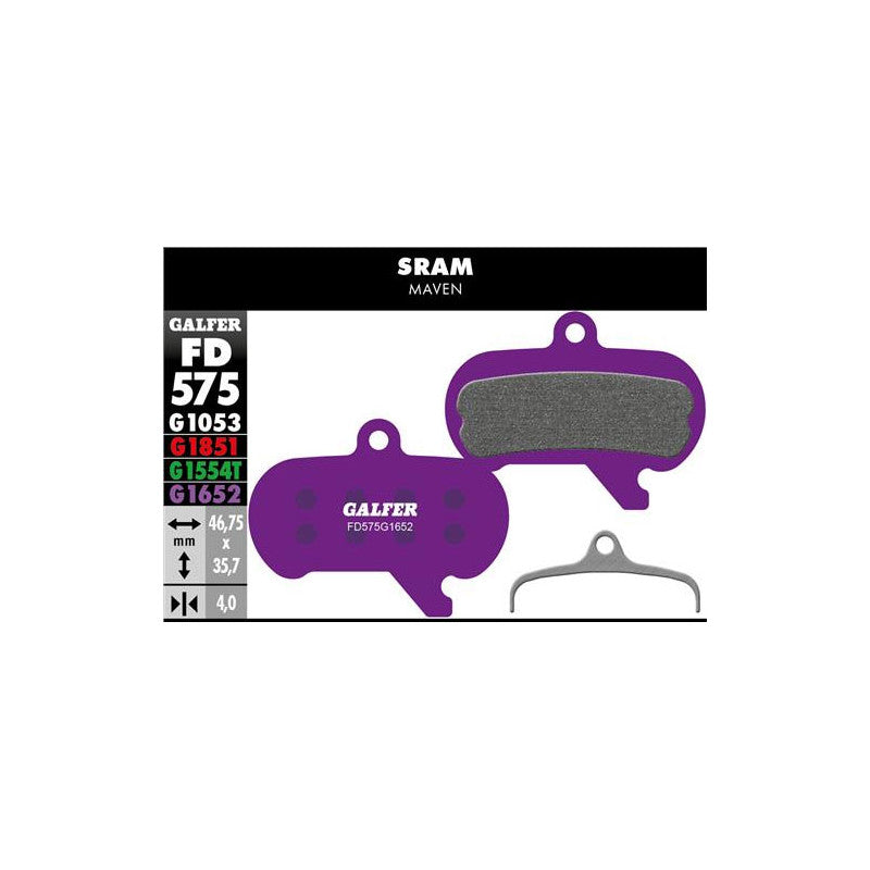 Pastillas de Freno Galfer FD E-BIKE SRAM Maven 2024