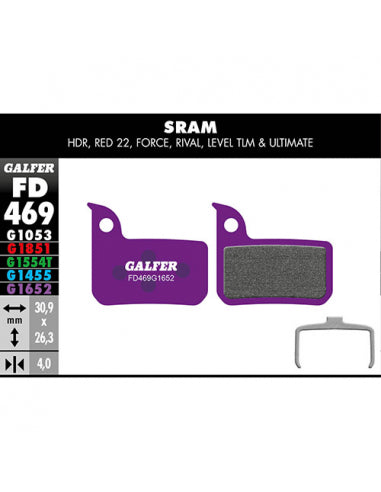 GALFER Bike Pastillas Fd E-BIKE SRAM Red 22-level GALFER - GALFER BIKE | ARS Bike Parts