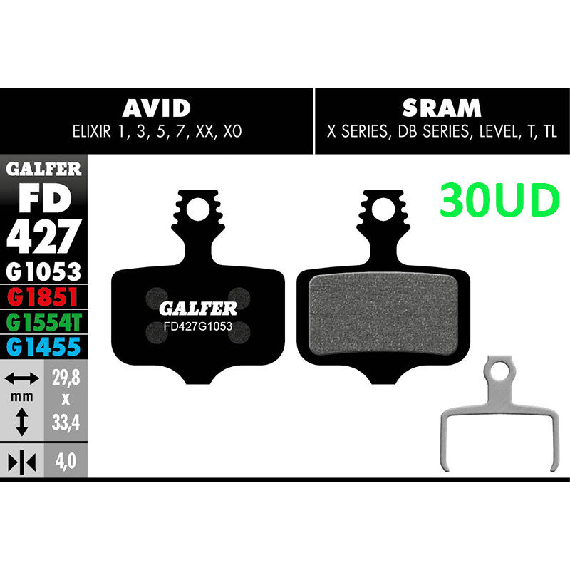 Pastillas Fd (pack 30 Pares) Fd427 P1053 Galfer
