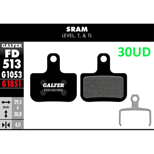 Pastillas Fd (pack 30 Pares) Fd513 P1053 Galfer