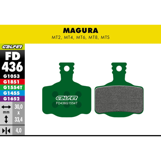 Pastillas Fd Pro Magura Mt2,mt4,mt6,mt8,mts Galfer