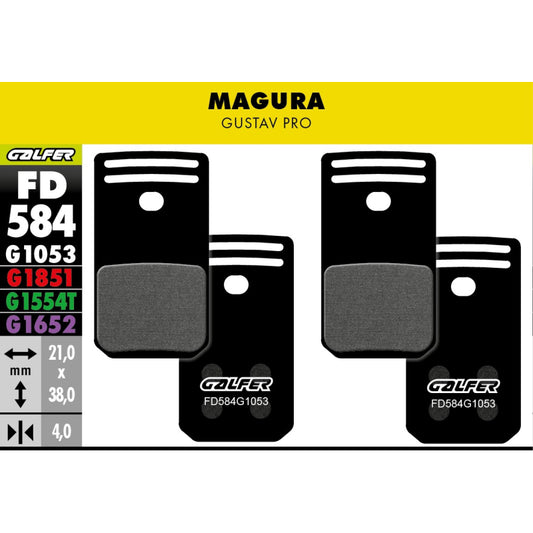 GALFER Bike Pastillas Fd Std MAGURA Gustav Pro GALFER - GALFER BIKE | ARS Bike Parts