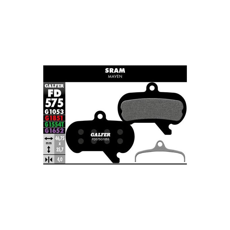 GALFER Bike Pastillas Fd Std SRAM Maven 2024 GALFER - GALFER BIKE | ARS Bike Parts