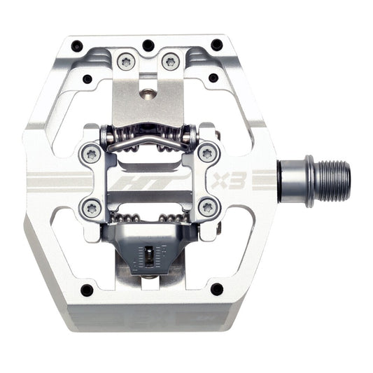 Pedales Descenso-Enduro HT X3 (plateados)