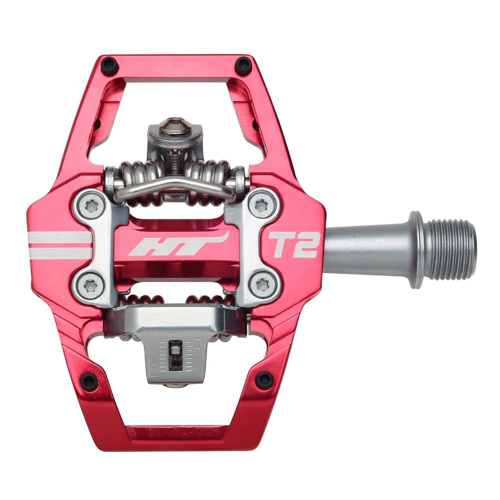 Pedales Enduro HT T2 (rojos)
