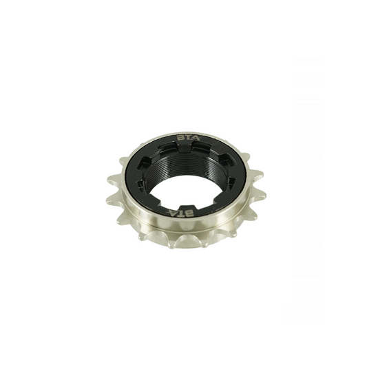 Piñon 16d 1-2 x1-8 Cromado-Negro 1v WAG Libre - WAG | ARS Bike Parts