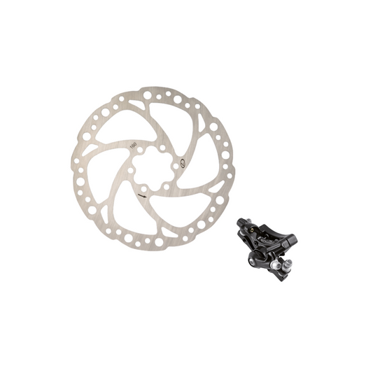 Logan Pinza Freno Disco Trasero Mecanica + Adaptador - LOGAN | ARS Bike Parts