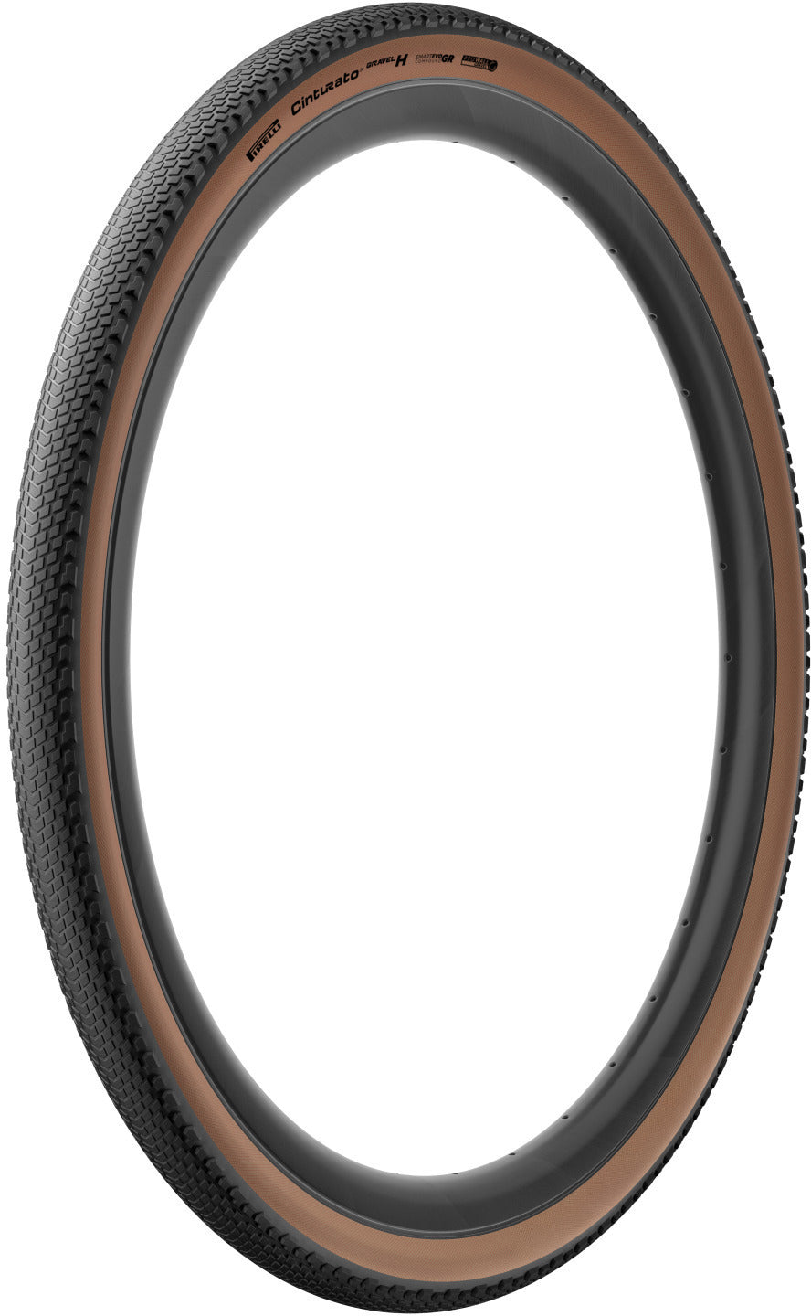 Cubierta Pirelli Cinturato Gravel H 40-622, Prowall Gravel, 120 Tpi Smartevo Gr, Flanco Marrón, TLR