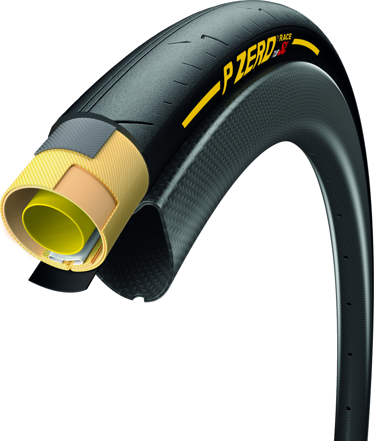Tubular Pirelli P Zero Race SL 26-28", Techbelt, 320 TPI SmartEVO, Negro