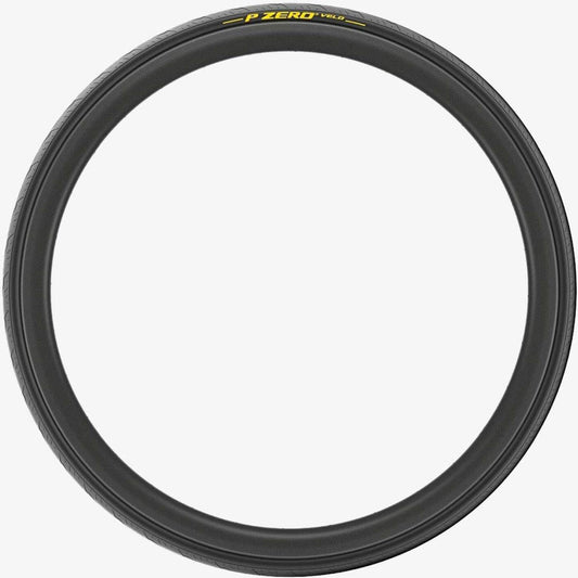 Tubular Pirelli P Zero Velo 25-28", Techbelt, 320 TPI Yellowsoft, Negro