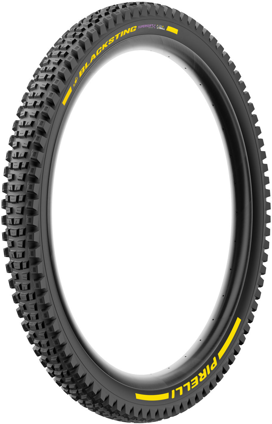 Cubierta Pirelli Scorpion Blacksting 27,5 X 2.4, Dhwall+, 60 X 2 Tpi, Tl Supersoft, Plata