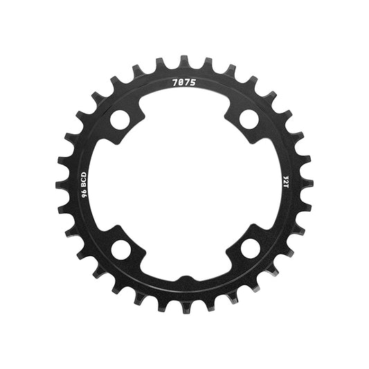 Plato 32d Sunrace Bcd 96mm Alu Negro 4 Brazos 1x11