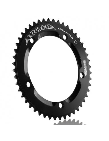 Plato Miche 54 dientes Pista Advanced 144 mm Negro - ARS Bike