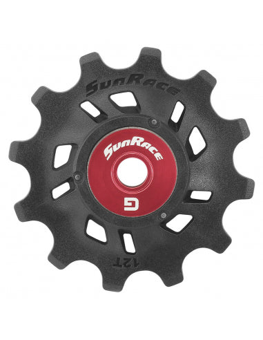 Polea SUNRACE Plastico 12t Rod Sellado - SUNRACE | ARS Bike Parts