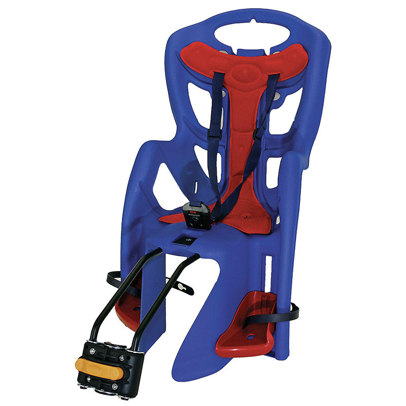 Portabebe Trasero Light B Azul-Rojo Al Cuadro