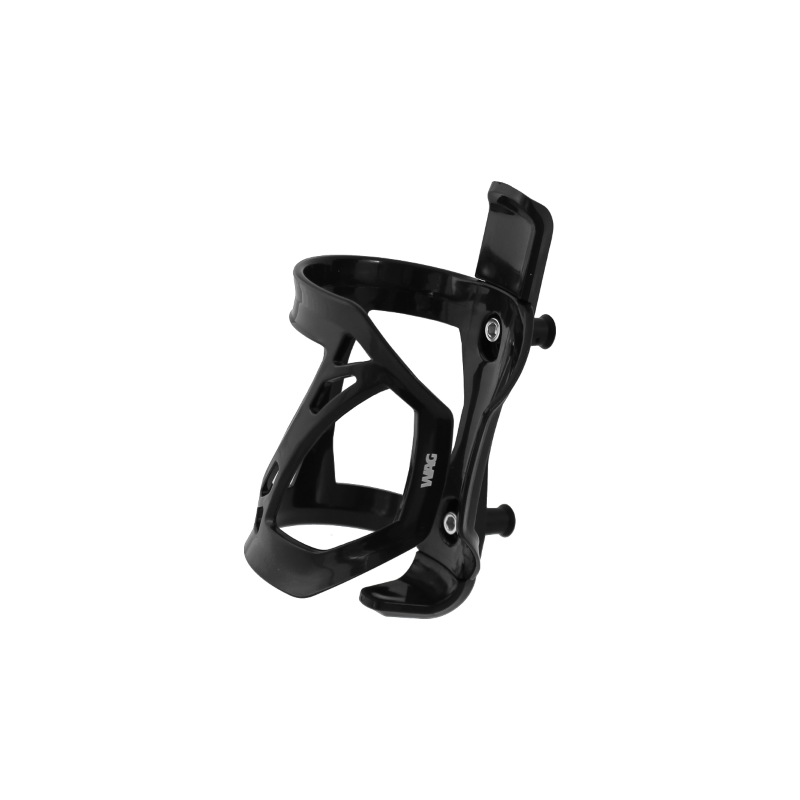 Portabidón Lateral Reversible Snap Negro Brillante WAG - WAG | ARS Bike Parts