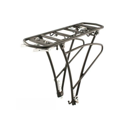 Portabultos Trasero Aluminio 26-28" Negro