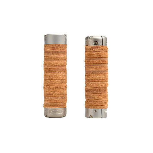 Puños Piel Brooks Plump (miel)